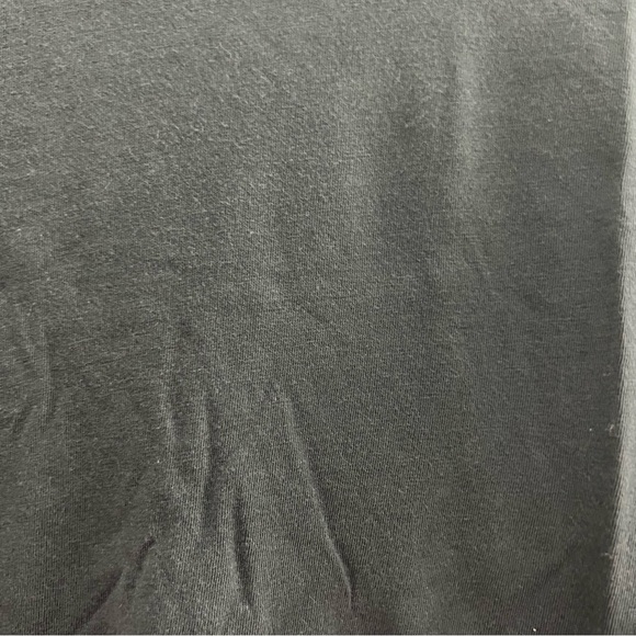 Aerie Tie Back Charcoal Gray Short Sleeve T Shirt Sz Large - Picture 6 of 7